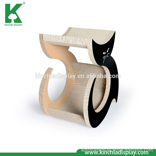 Eye Catching Cat Shaped Cardboard Cat Scratcher / Cat Toys / Cat lounge